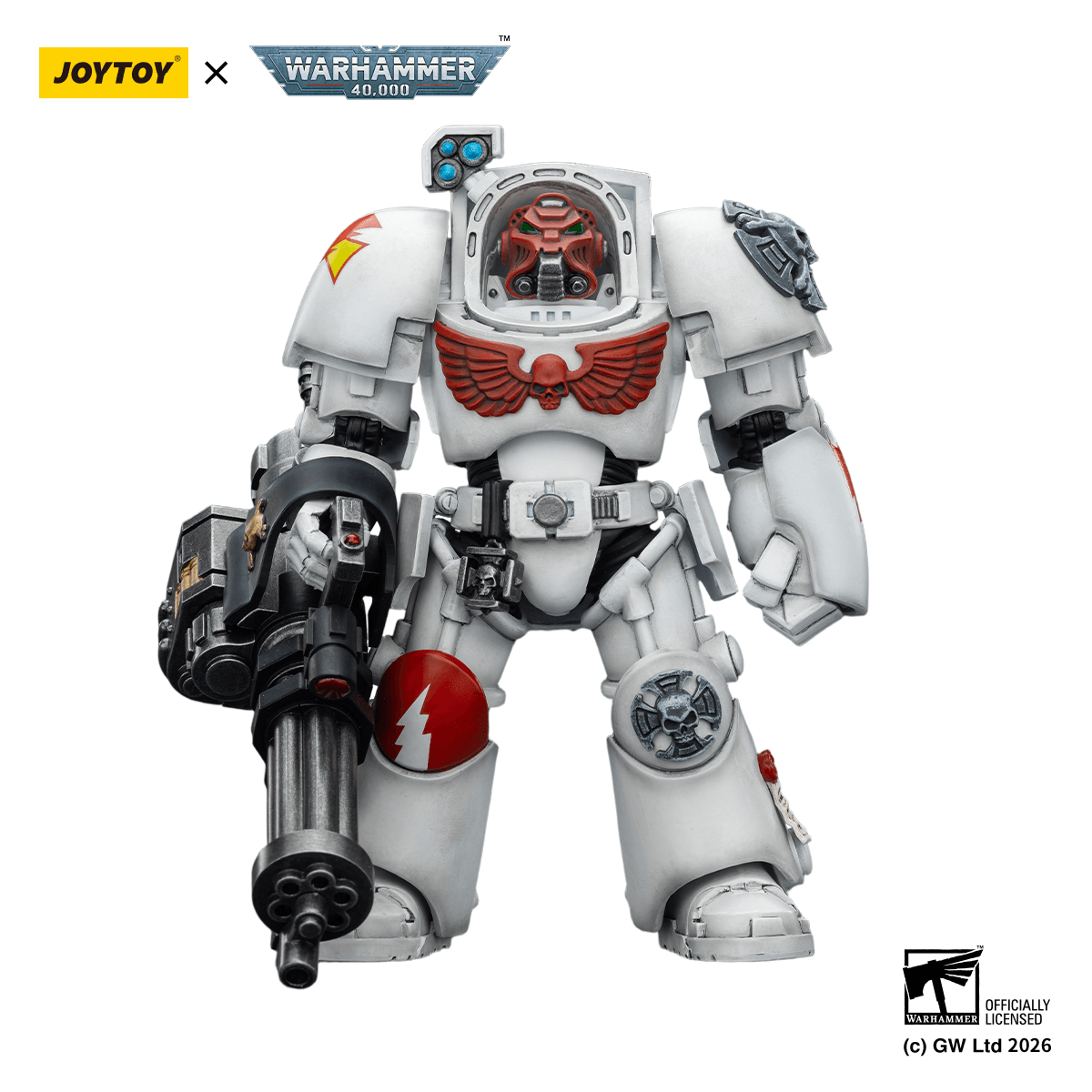 White Scars Terminator 3 with Power Fist and Assault Cannon | 6927054403202