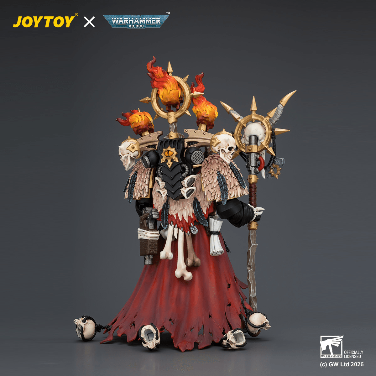 Black Legion Master of Possession with Staff of Possession and Bolt Pistol