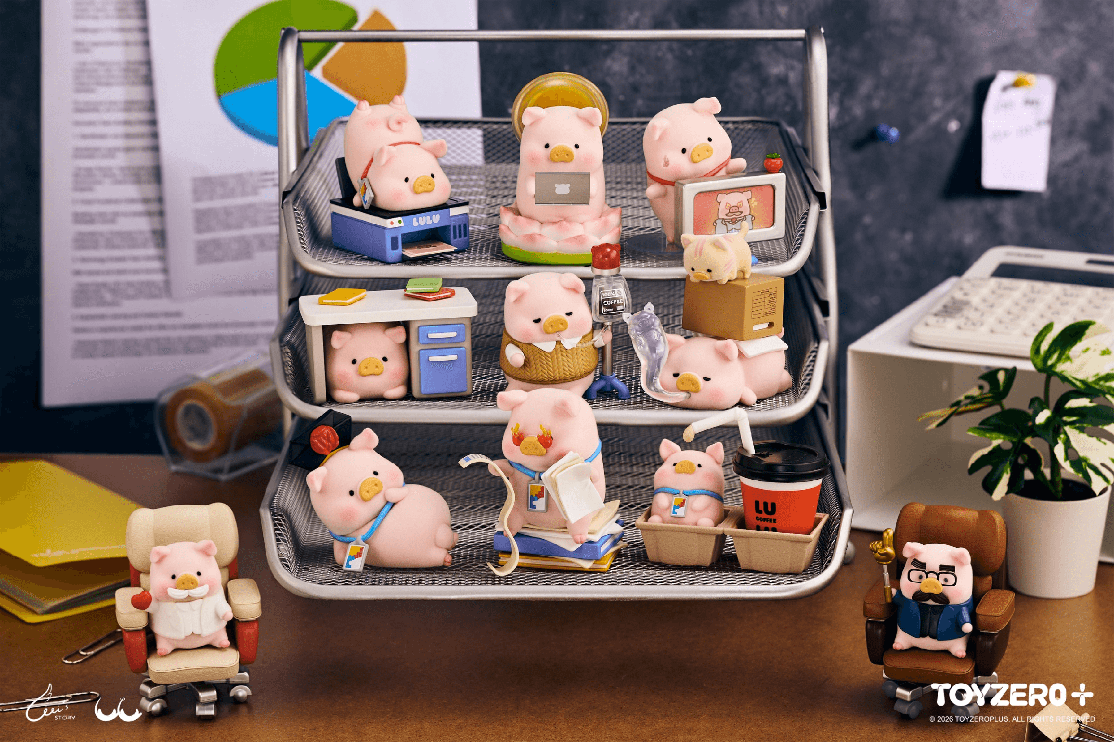 LuLu the Piggy-Office Series(Blind Box) (Box of 8)