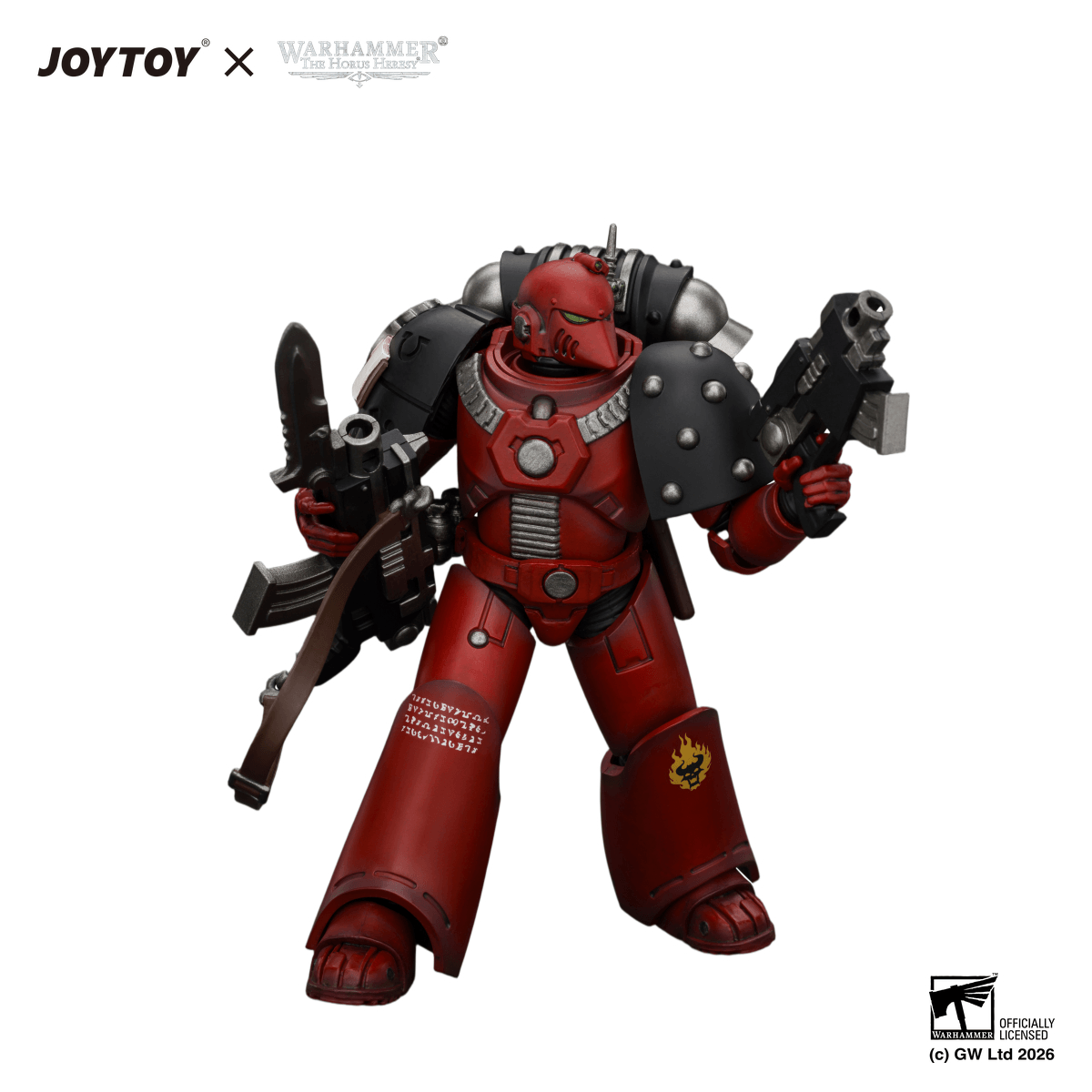 Word Bearers MkVI Tactical Sergeant with Power Sword and Plasma Pistol