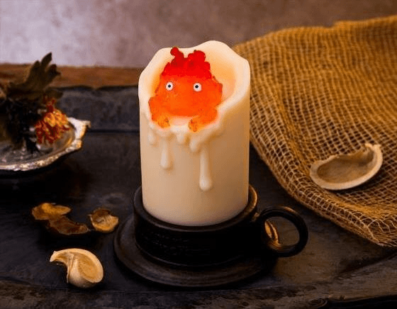 Swinging Calcifer LED Candle "Howl's Moving Castle" (Box/3) | 4990593482207