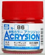 Mr Hobby Acrysion N86 - Red Madder (Gloss/Primary) | 4973028034264
