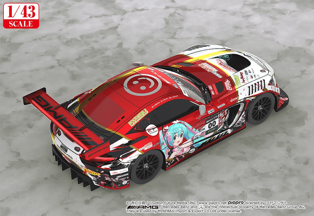 (Rerelease) 1/43rd Scale Mercedes-AMG Team GOOD SMILE 2019 SUZUKA 10HOURS Ver.