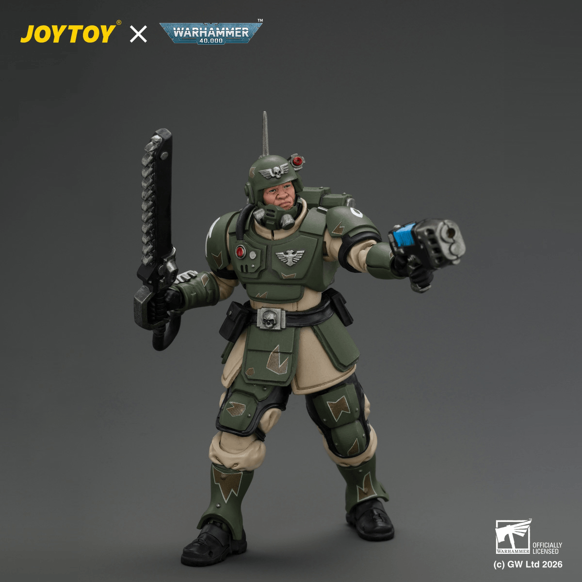 Astra Militarum Kasrkin 1 with Chainsword and Plasma Pistol