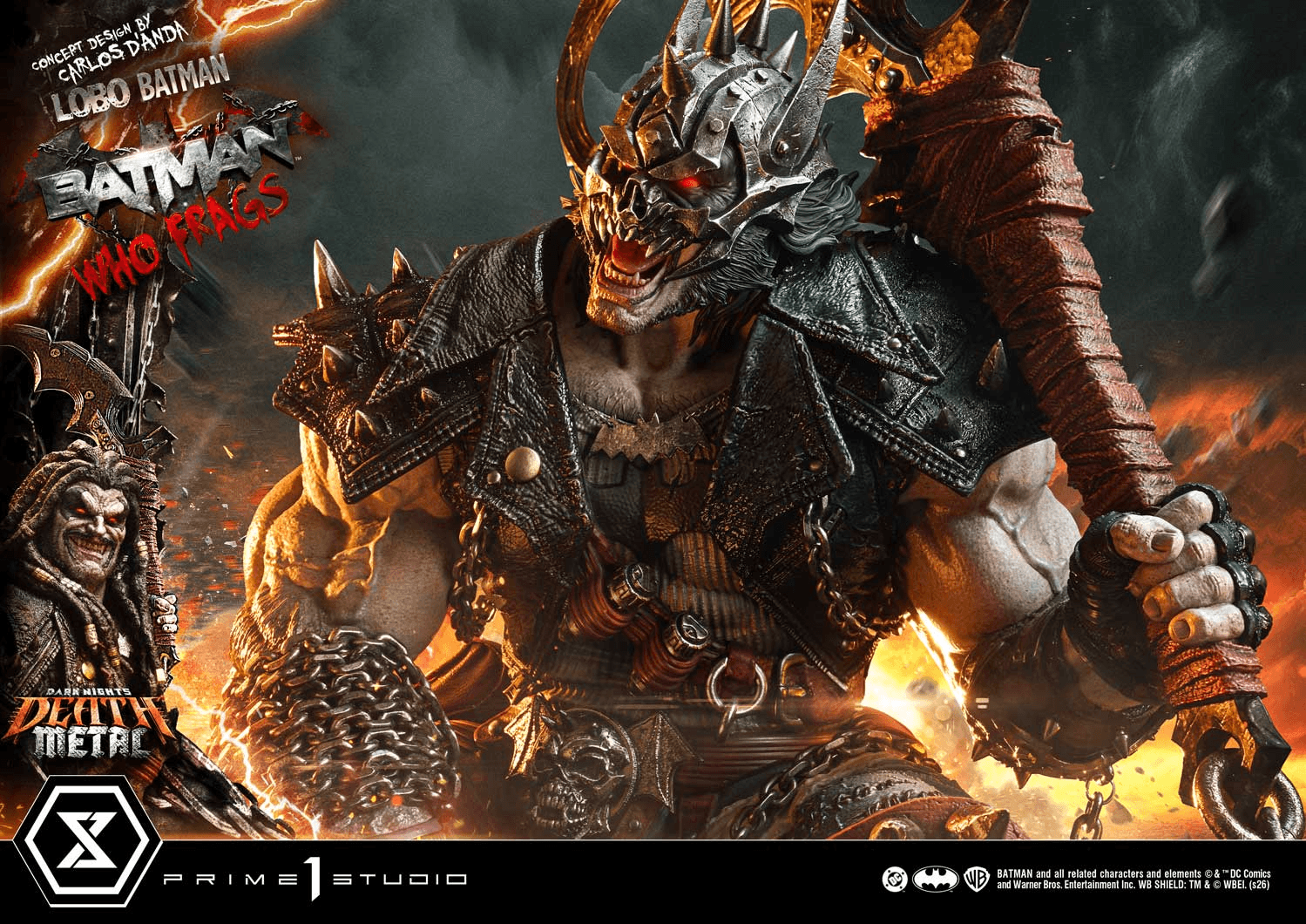 Museum Masterline Dark Nights: Death Metal (Comics) Lobo Batman: Batman Who Frags (Concept design by Carlos D'Anda)