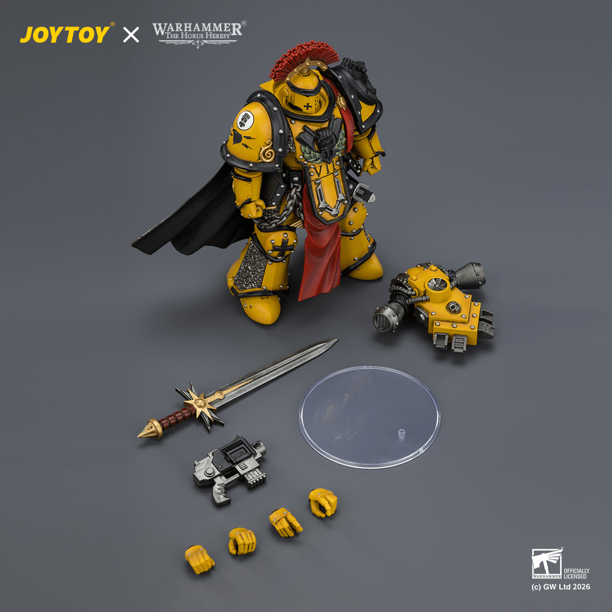 Imperial Fists Legion Praetor in Mk III Armour with Power Sword and Bolt Pistol | 6927054404216