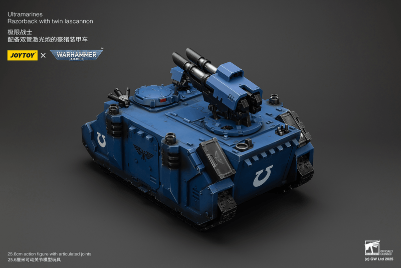 JOYTOY Ultramarines Razorback with twin lascannon