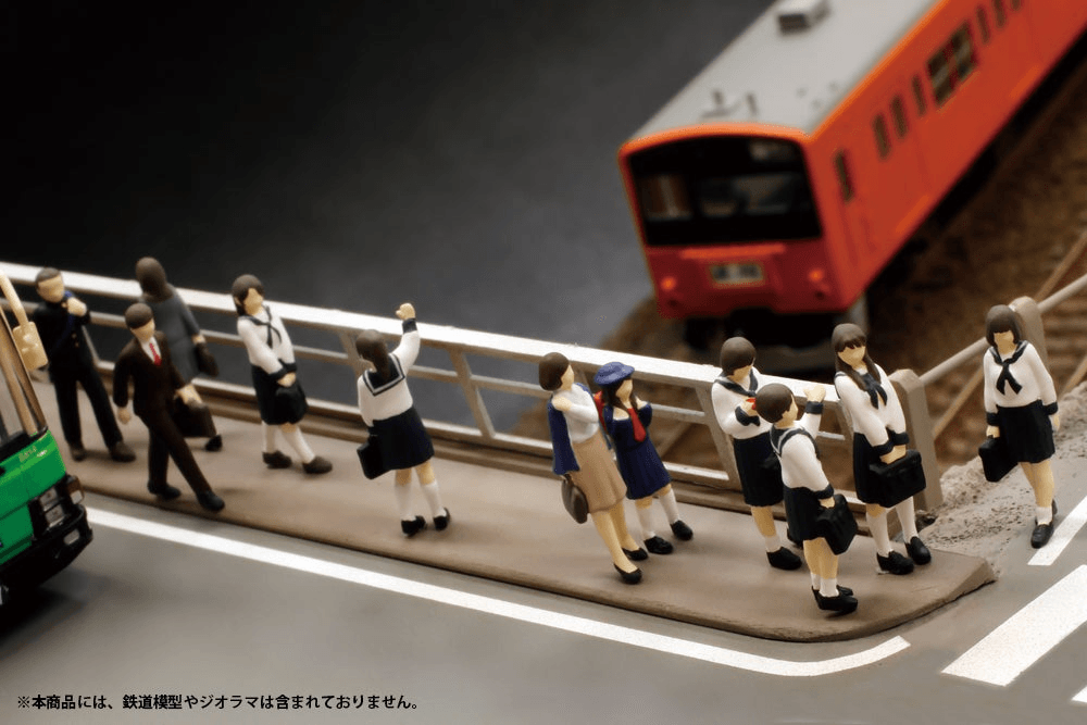 (Rerelease) 1/80 Scale super minifigure series6 That Day's Bus Stop Set - Release Date: 08/2026 | 4582362383077