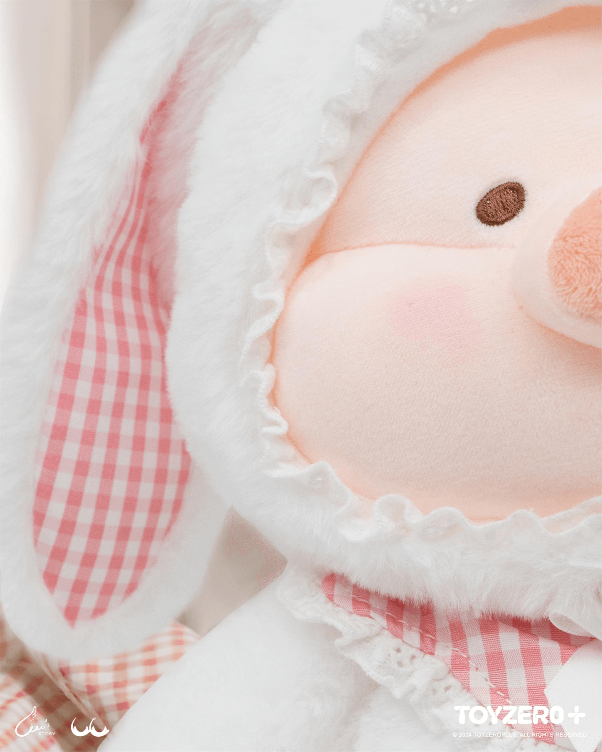 LuLu the Piggy - 28cm Bunny LuLu Plush (White ver.) | 726436108461