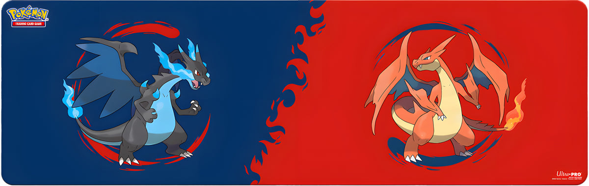 UP Playmat Pokemon Table 8FT MEGA Charizard X & MEGA Charizard Y