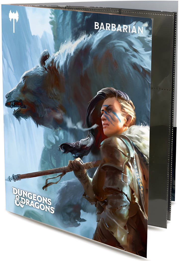 UP Binder DND Class Character Folio - Barbarian