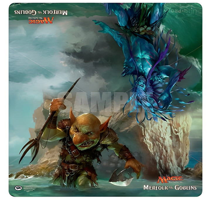 UP Playmat MTG Merfolk VS Goblin