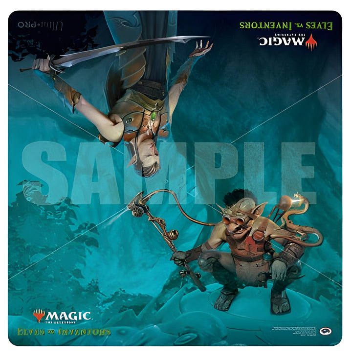 UP Playmat MTG Elves VS Inventors