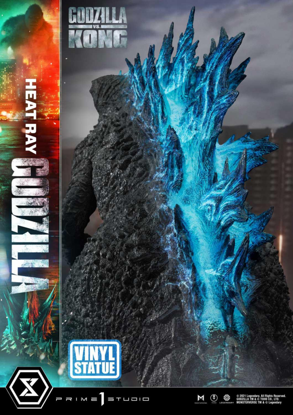 Prime 1 Studio Ultimate Diorama Masterline Godzilla vs Kong (Film) Heat Ray Godzilla Vinyl Statue(4580708037981)(4580708037981)