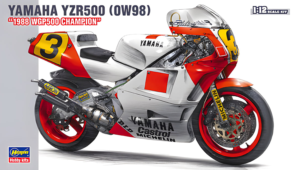 [BK3] 1:12 Yamaha YZR500 (0W98) 1988 WGP500 Champion
