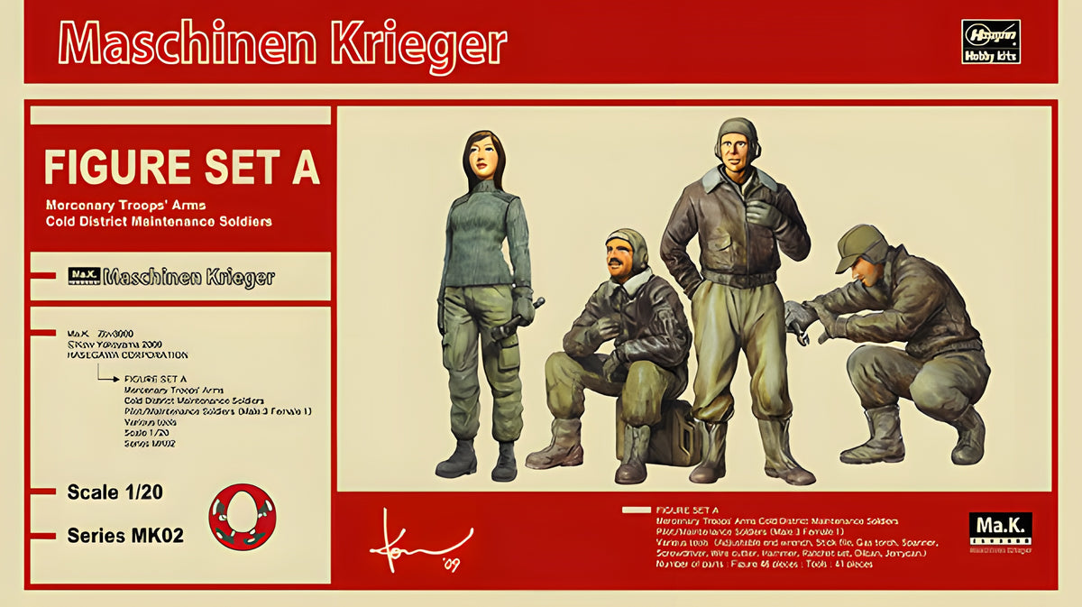 [MK02] 1:20 Ma.K. FIGURE SET A (Mercenary Troops' Arms Cold District Maintenance Soldiers)