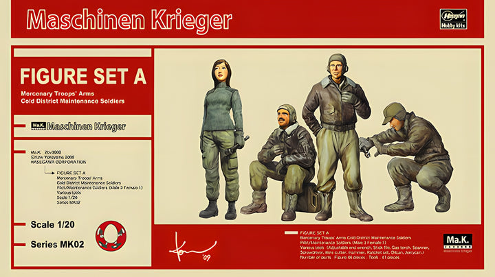 [MK02] 1:20 Ma.K. FIGURE SET A (Mercenary Troops' Arms Cold District Maintenance Soldiers)