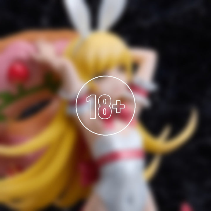 Monogatari Series Shinobu Oshino White Bunny Ver. 1/4 Complete Figure - 18+ adults only cover