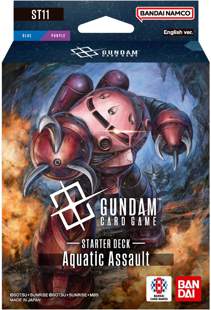 Gundam CG ST-11 Aquatic Assault Starter Deck 6CT Display