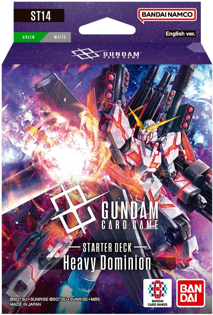 Gundam CG ST-14 Heavy Dominion Starter Deck 6CT Display