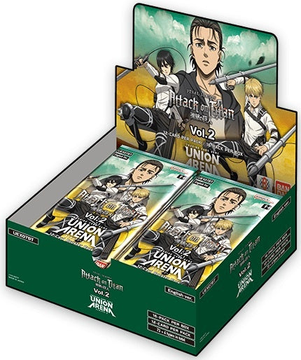 Union Arena Attack on Titan Volume 2 Booster