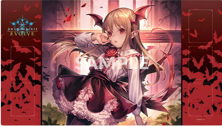 Playmat: Bushi Supplies Rubber Playmat- Shadowverse Evolve- Vania, Nightshade Vampire