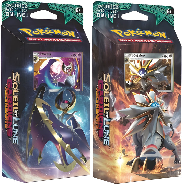 Pokemon French SL2 Gardiens Ascendants Theme Deck Display