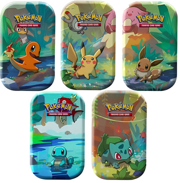 Pokemon Mini Tins Kanto Friends Display