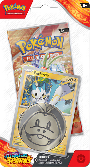 Pokemon SV8 Surging Sparks Checklane Blister