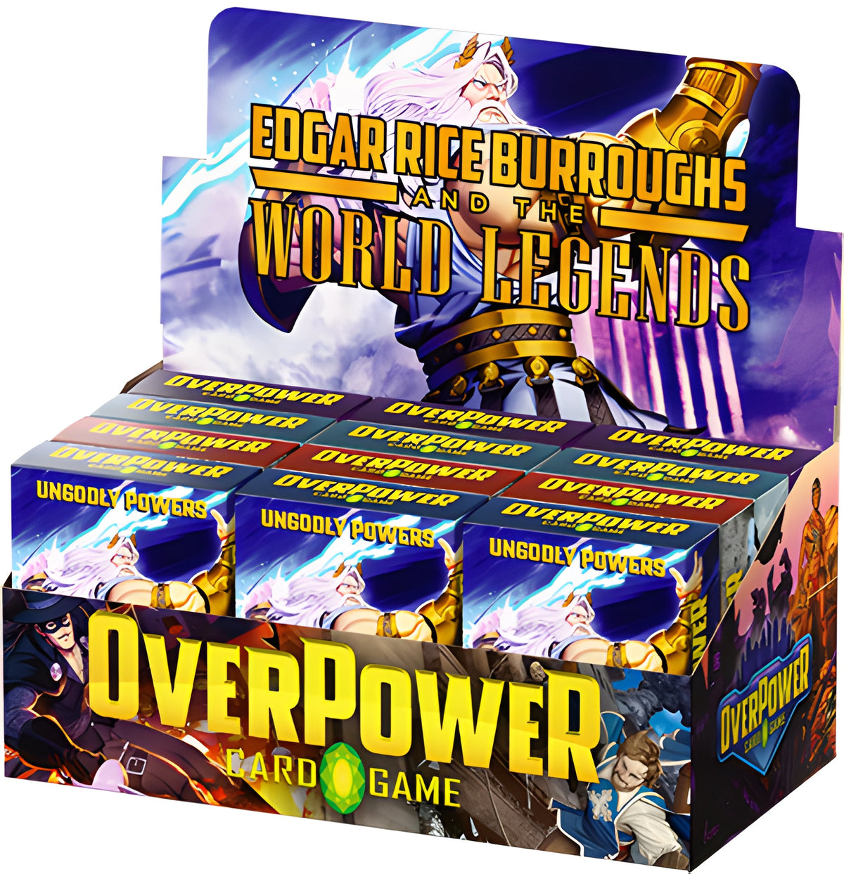 Overpower: Edgar Rice Burroughs and the World Legends Starter Deck 12CT Display