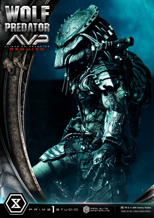 Prime 1 Studio Real Elite Masterline Aliens vs. Predator: Requiem Wolf Predator DX Bonus Version | 4582647121646