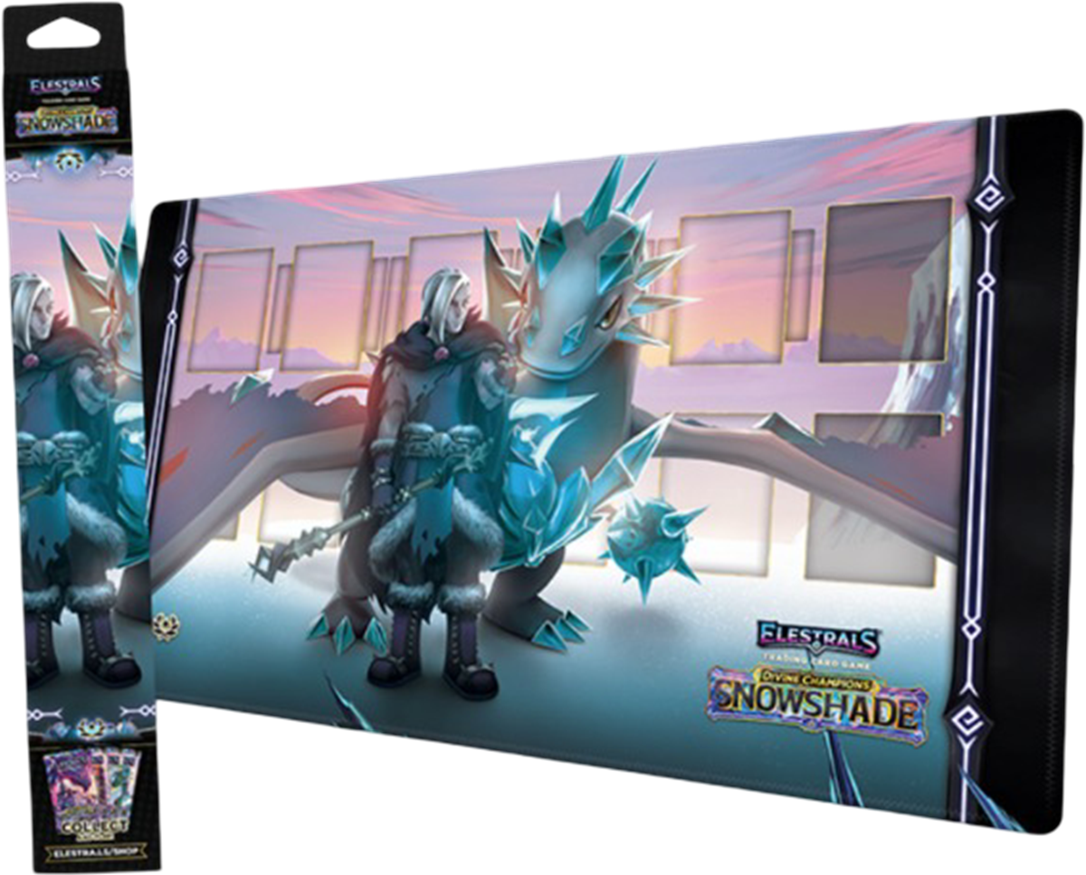Elestrals Snowshade Playmat Champion of Frost Divine