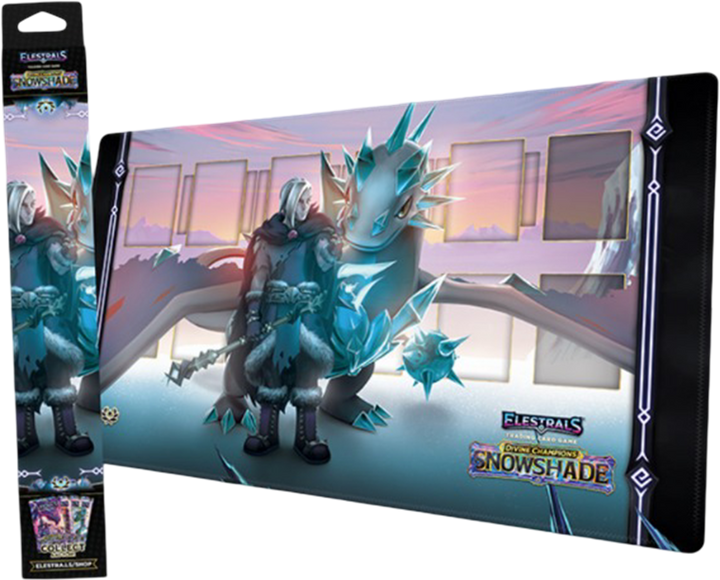 Elestrals Snowshade Playmat Champion of Frost Divine
