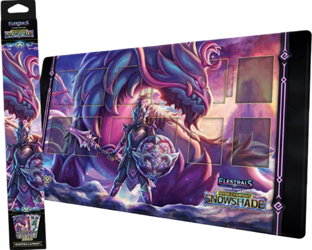 Elestrals Snowshade Playmat Champion of Lunar Divine