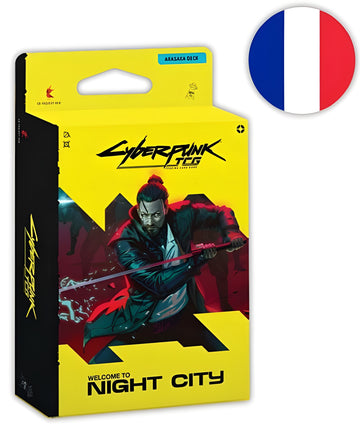 Cyberpunk TCG: French Retail Starter Deck Embracing Power 6CT Display