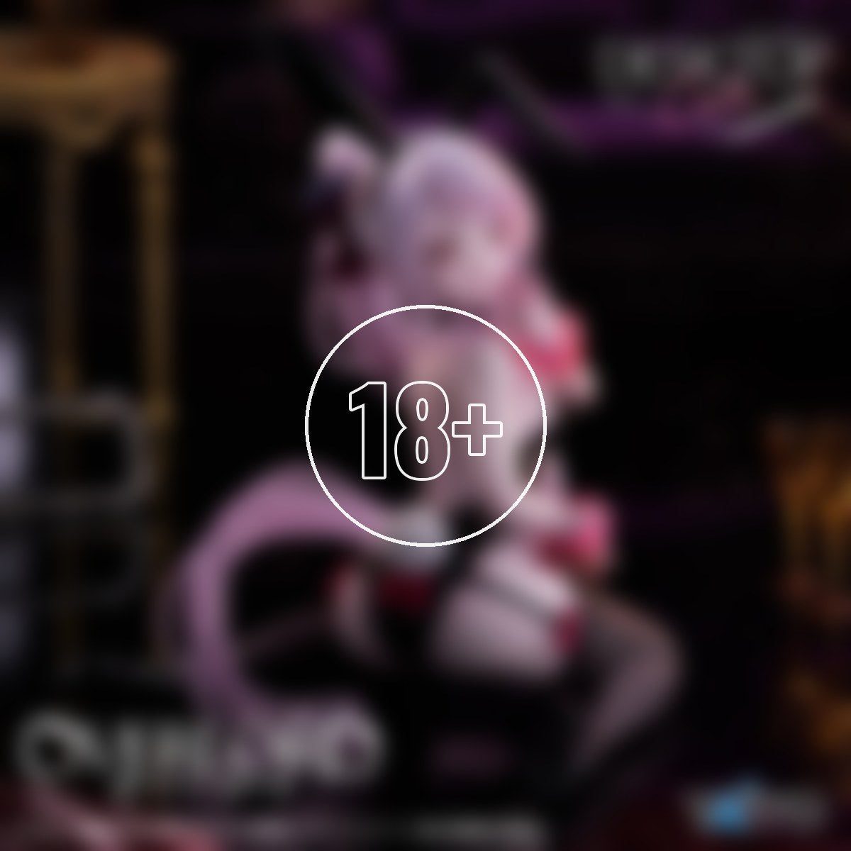 Overlord Desktop Cute Figure - Shalltear (Bunny Ver.) - 18+ adults only cover