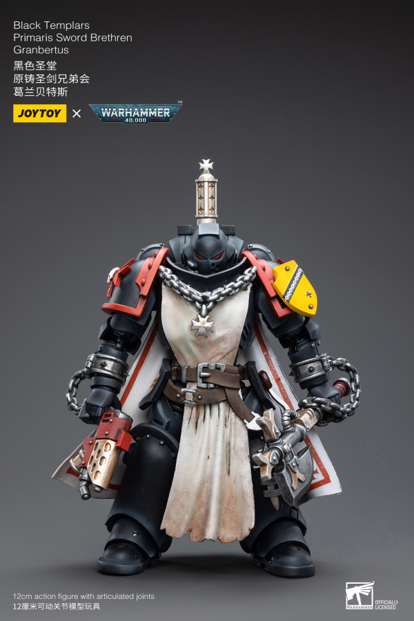 Joy Toy Black Templars Primaris Sword Brethren Granbertus(6973130373839)(6973130373839)