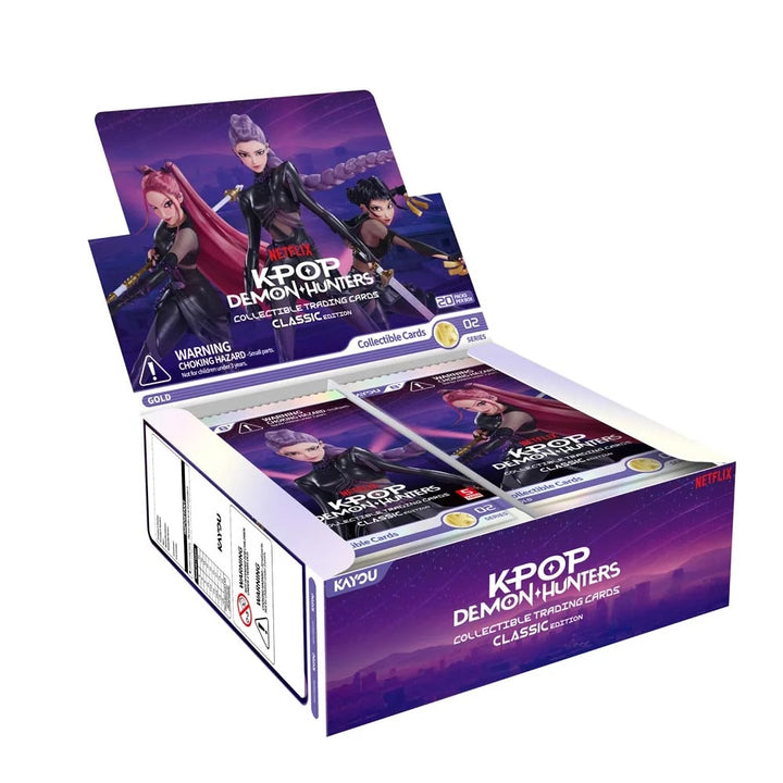 KPOP Demon Hunters Collectible Cards Classic Edition Series 2 5PK Collector BOX