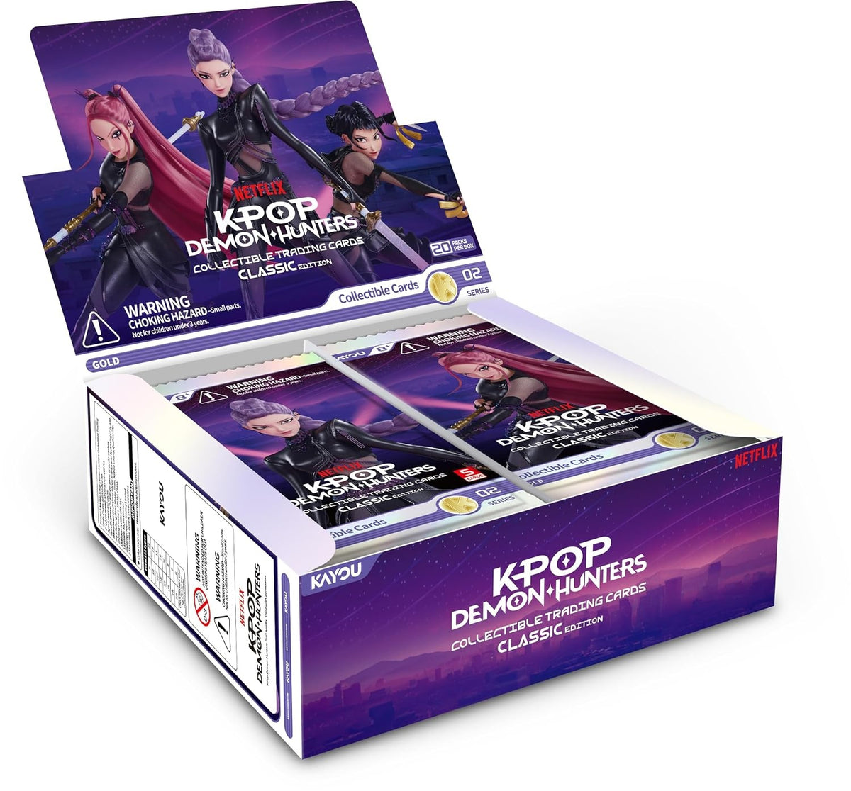 KPOP Demon Hunters Collectible Cards Classic Edition Series 2 Display