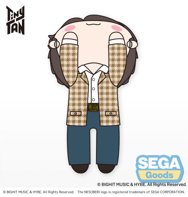 SEGA NESOBERI (Lay-Down) "TinyTAN" Tera Jumbo Plush ~Dynamite~ "Jung Kook" | 4580779526506