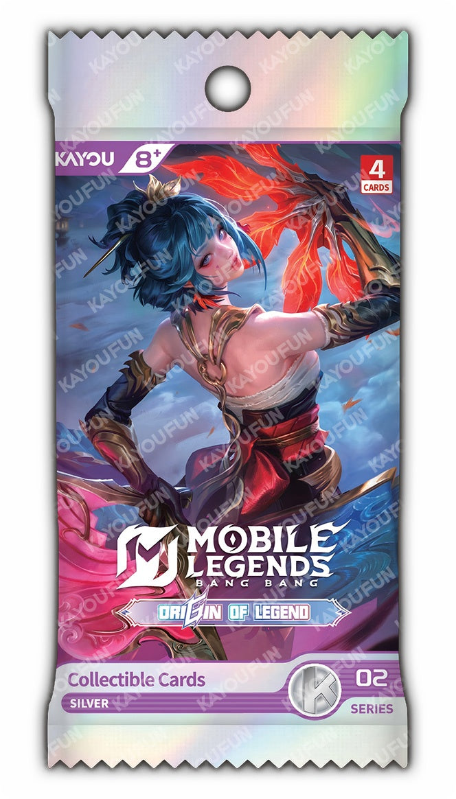 Mobile Legends Bang Bang Collectible Cards Origin of Legend Vol 2 Blister Display