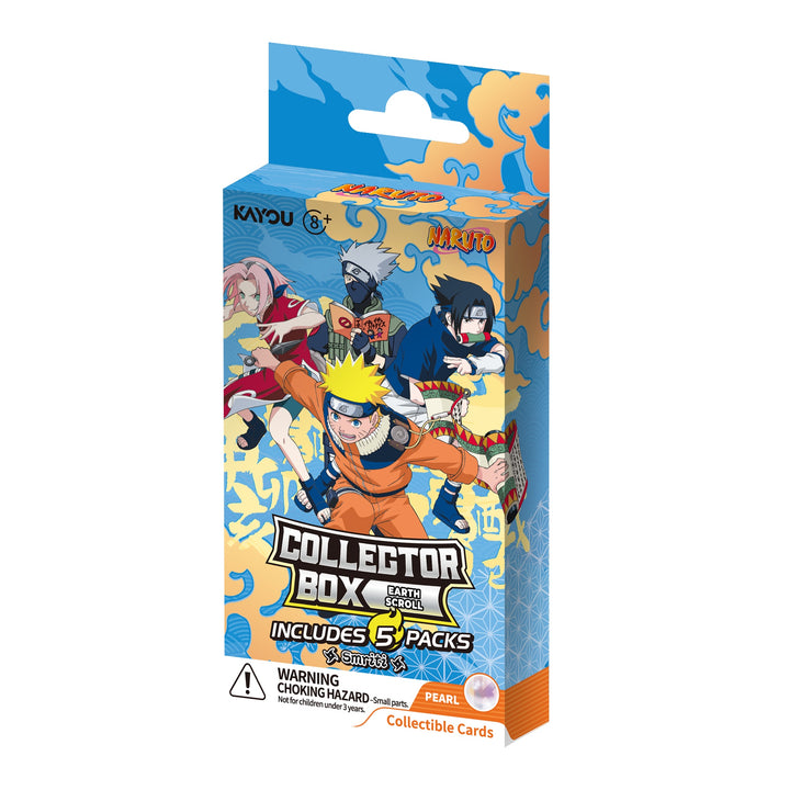 Naruto Smriti Collectible Cards Earth Scroll Series 3 5PK Collector Box