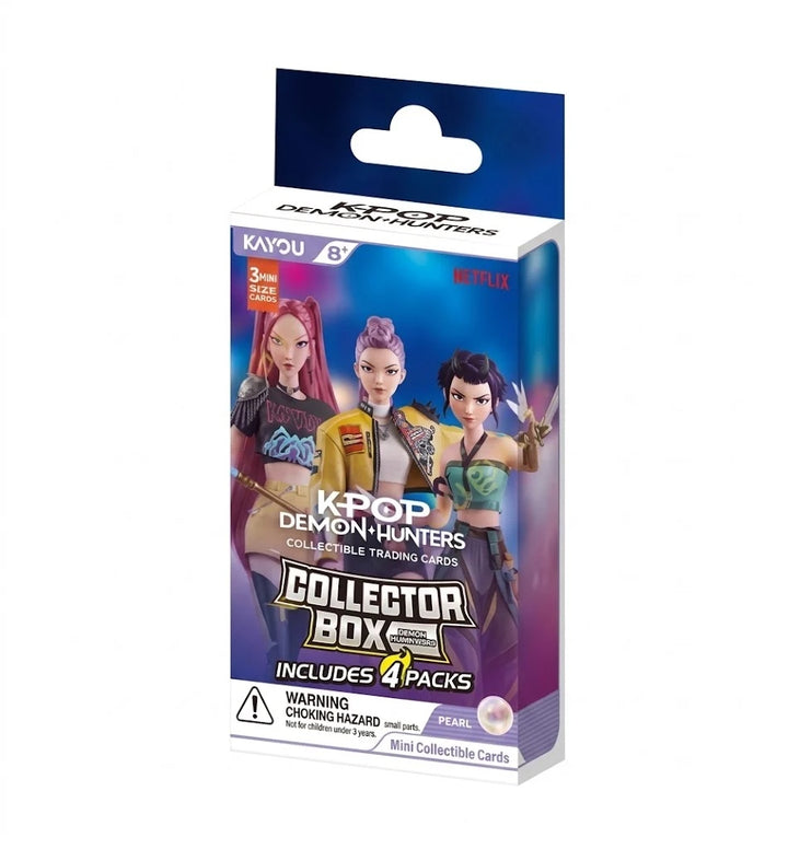 KPOP DEMON HUNTERS COLLECTIBLE CARDS SPECIAL MINI EDITION SERIES 2 4PK COLLECTOR BOX