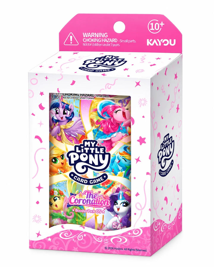 MY LITTLE PONY TRADING CARD GAME BP5 THE CORONATION 10PK COLLECTOR BOX