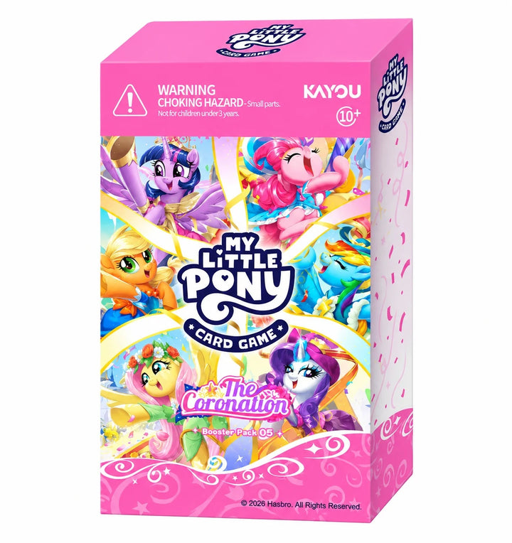 MY LITTLE PONY TRADING CARD GAME BP5 THE CORONATION 5PK COLLECTOR BOX