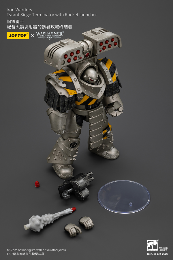 JOYTOY lron Warriors Tyrant Siege Terminator with Rocket launcher | 6927054401475
