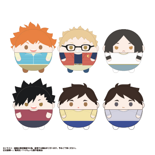 Haikyu!! Fuwa Kororin 11 (Box of 6)