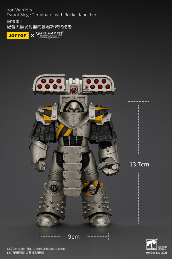 JOYTOY lron Warriors Tyrant Siege Terminator with Rocket launcher | 6927054401475