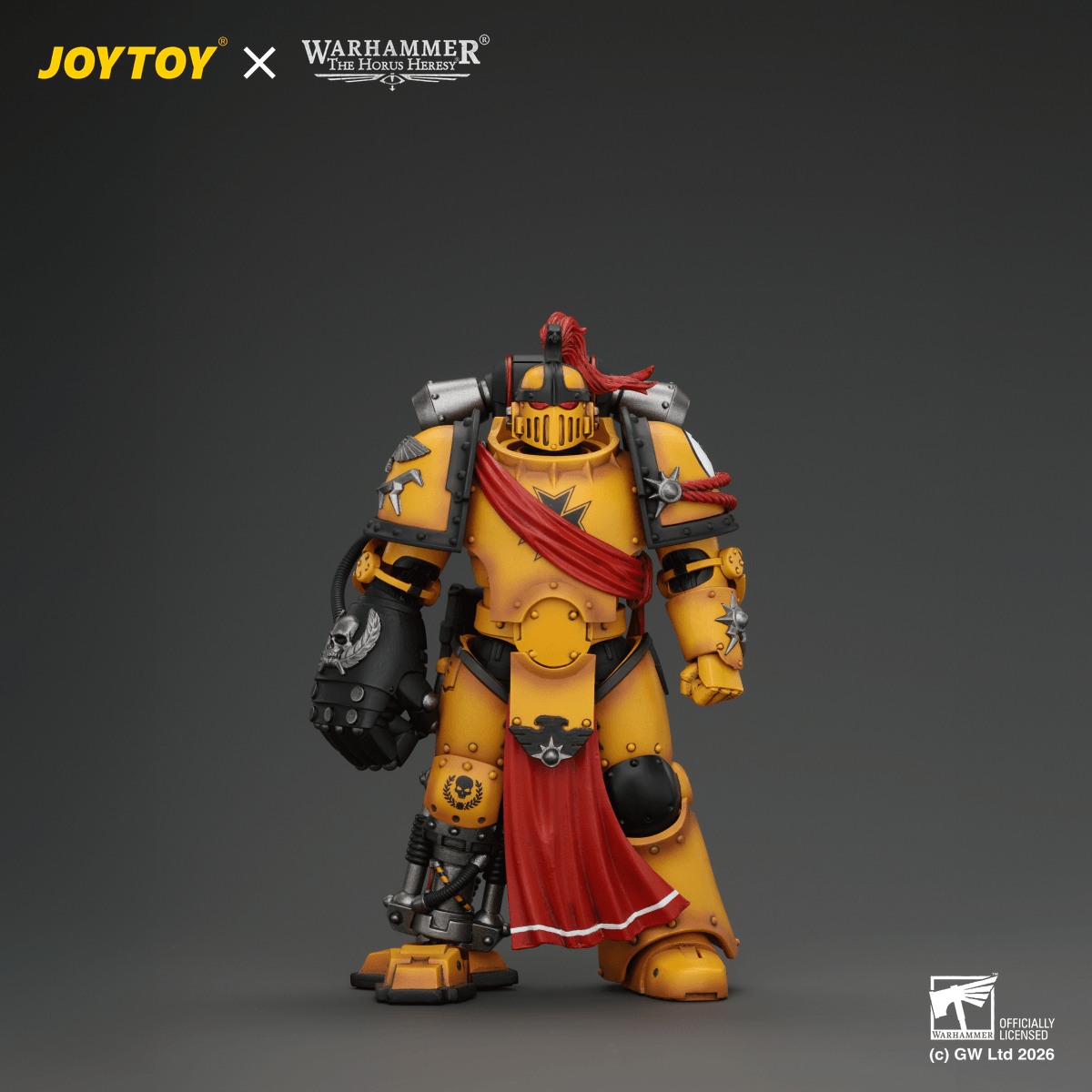 Imperial Fists Herald Consul with Standard and Bolt Pistol