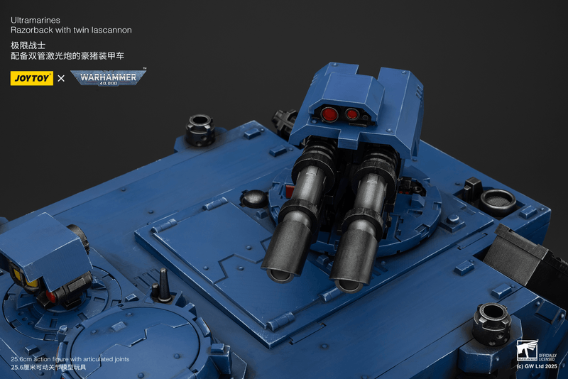JOYTOY Ultramarines Razorback with twin lascannon